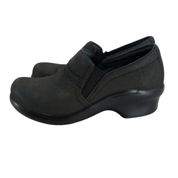 Ariat Expert Clog Black Wedge Leather Paisley Size 7 Comfort Western Slip On - Picture 5 of 15